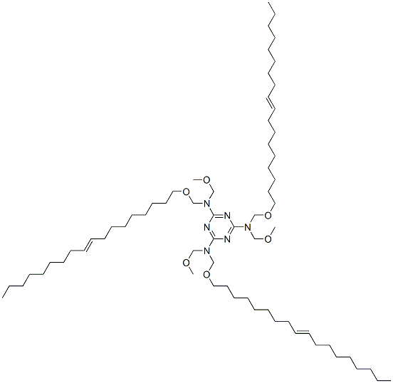 CAS#: 97862-02-7, N,N',N''-Tris(Methoxymethyl)-N,N',N''-Tris[(Octadec-9-En-1-Yloxy)Methyl]-1,3,5-Triazine-2,4,6-Triamine
