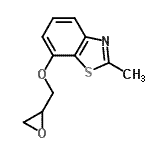 CAS#: 97872-31-6, 2-Methyl-7-(2-oxiranylmethoxy)-1,3-benzothiazole
