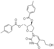 CAS#: 97974-93-1, 2'-Deoxy-5-(2-hydroxyethyl)-3',5'-bis-O-(4-methylbenzoyl)uridine