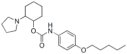 CAS#: 98063-03-7, 2-(1-Pyrrolidinyl)Cyclohexyl 4-Pentyloxyphenylcarbamate