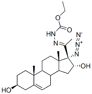 CAS#: 98072-26-5, Ethyl (17-Azido-3Beta,16Alpha-Dihydroxypregn-5-En-20-Ylidene)Carbazate