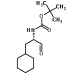 CAS#: 98105-42-1, 2-Methyl-2-propanyl [(2S)-1-cyclohexyl-3-oxo-2-propanyl]carbamate