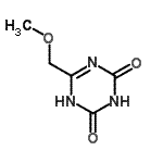 CAS 登录号：98142-99-5， 6-(甲氧基甲基)-1,3,5-三嗪-2,4(1H,3H)-二酮