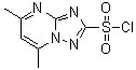 CAS 登录号：98169-74-5， 5,7-二甲基[1,2,4]三唑并[1,5-a]嘧啶-2-磺酰氯