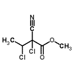 CAS#: 98198-89-1, Methyl 2,3-dichloro-2-cyanobutanoate