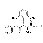 CAS 登录号：98243-83-5， 甲基N-(2,6-二甲基苯基)-N-(苯基乙酰基)-D-丙氨酸酯