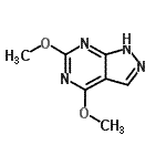 CAS#: 98277-30-6, 4,6-dimethoxy-1H-pyrazolo[3,4-d]pyrimidine