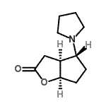 CAS#: 98295-71-7, (3aS,4R,6aR)-4-(1-Pyrrolidinyl)hexahydro-2H-cyclopenta[b]furan-2-one