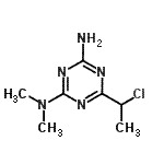 CAS 登录号：98336-32-4， 6-(1-氯乙基)-N,N-二甲基-1,3,5-三嗪-2,4-二胺