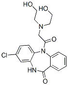 CAS#: 98374-55-1, 11-[2-(Bis(2-hydroxyethyl)amino)ethanoyl]-3-chloro-5H-benzo[b][1,4]benzodiazepin-6-one hydrochloride