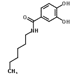 CAS 登录号：98378-56-4， N-己基-3,4-二羟基苯甲酰胺