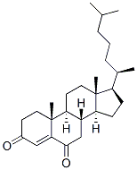 CAS 登录号：984-84-9， 胆甾-4-烯-3,6-二酮