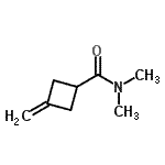 CAS#: 98425-72-0, N,N-Dimethyl-3-methylenecyclobutanecarboxamide