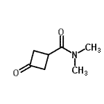 CAS#: 98431-64-2, N,N-Dimethyl-3-oxocyclobutanecarboxamide