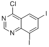CAS 登录号：98436-53-4， 4-氯-6,8-二碘-喹唑啉
