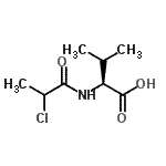 CAS 登录号：98492-30-9， N-(2-氯丙酰基)-L-缬氨酸
