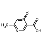CAS#: 98502-96-6, 5-Methyl-2-pyrazinecarboxylic acid 1-oxide