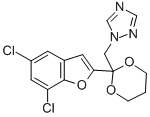 CAS#: 98519-00-7, 1-((2-(5,7-Dichloro-2-Benzofuranyl)-1,3-Dioxan-2-Yl)Methyl)-1H-1,2,4-Triazole