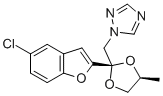 CAS#: 98519-04-1, cis-1-((2-(5-Chloro-2-Benzofuranyl)-4-Methyl-1,3-Dioxolan-2-Yl)Methyl) -1H-1,2,4-Triazole