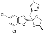 CAS#: 98519-09-6, cis-1-((2-(5,7-Dichloro-2-Benzofuranyl)-4-Ethyl-1,3-Dioxolan -2-Yl)Methyl)-1H-Imidazole