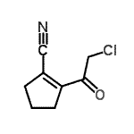 CAS 登录号：98545-90-5， 2-(2-氯乙酰基)环戊烯-1-甲腈