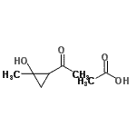 CAS#: 98558-64-6, 1-(2-Hydroxy-2-methylcyclopropyl)ethanone - acetic acid (1:1)