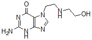CAS 登录号：98627-74-8， N-(2-羟基乙基)-N-(2-(7-鸟嘌呤基)乙基)胺
