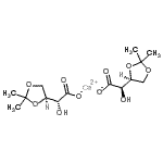 CAS 登录号：98733-24-5， 钙二[(2R)-[(4S)-2,2-二甲基-1,3-二氧戊环-4-基](羟基)乙酸酯]