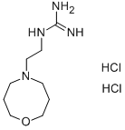 CAS 登录号：98748-90-4， 4-(2-胍基乙基)-全氢-1,5-莫沙佐辛二盐酸盐