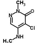 CAS#: 98796-09-9, 4-Chloro-2-methyl-5-(methylamino)-3(2H)-pyridazinone