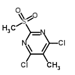 CAS 登录号：98814-28-9， 4,6-二氯-5-甲基-2-甲基磺酰基-嘧啶