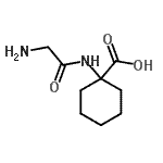 CAS#: 98881-24-4, 1-(Glycylamino)cyclohexanecarboxylic acid