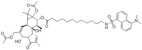 CAS#: 98897-16-6, 12-O-(12(N)-Dansylaminododecanoyl)Phorbol 12,20-Diacetate