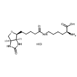 CAS#: 98930-70-2, N<sup>6</sup>-{5-[(3aS,4S,6aR)-2-Oxohexahydro-1H-thieno[3,4-d]imidazol-4-yl]pentanoyl}-L-lysine hydrochloride (1:1)
