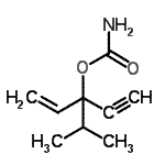 CAS 登录号：98959-69-4， 3-异丙基-1-戊烯-4-炔-3-基氨基甲酸酯