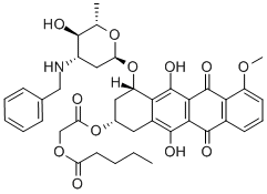 CAS#: 98983-21-2, N-Benzyladriamycin-14-Valerate