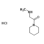 CAS 登录号：98998-32-4， 2-甲基氨基-1-(1-哌啶基)乙酮盐酸盐