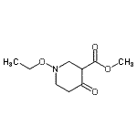 CAS 登录号：99063-40-8， 甲基1-乙氧基-4-氧代-3-哌啶羧酸酯