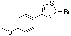 CAS 登录号：99073-84-4， 2-溴-4-(4-甲氧基苯基)-1,3-噻唑