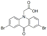 CAS 登录号：99081-85-3， 2,7-二溴-9-氧代-10(9H)-吖啶乙酸