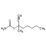 CAS#: 99188-96-2, 3-Methyl-1-octyn-3-yl carbamate