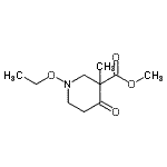 CAS#: 99190-02-0, Methyl 1-ethoxy-3-methyl-4-oxo-3-piperidinecarboxylate