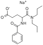 CAS 登录号：99247-33-3， 丙谷胺钠盐