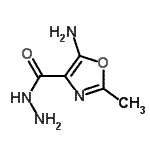 CAS#: 99419-09-7, 5-Amino-2-methyl-1,3-oxazole-4-carbohydrazide