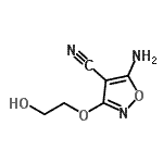 CAS 登录号：99420-70-9， 5-氨基-3-(2-羟基乙氧基)-1,2-恶唑-4-甲腈