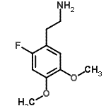 CAS#: 99424-76-7, 2-(2-Fluoro-4,5-dimethoxyphenyl)ethanamine