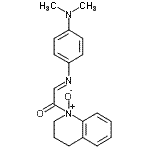 CAS 登录号：99435-00-4， (2E)-2-{[4-(二甲基氨基)苯基]亚氨基}-1-(1-氧代-1,2,3,4-四氢-1-喹啉基)乙酮