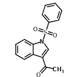 CAS#: 99532-45-3, 1-[1-(Phenylsulfonyl)-1H-indol-3-yl]ethanone