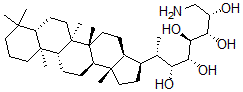 CAS 登录号：99541-79-4， 35-氨基细菌何帕烷-30,31,32,33,34-五醇