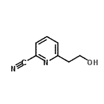 CAS#: 99584-01-7, 6-(2-Hydroxyethyl)-2-pyridinecarbonitrile